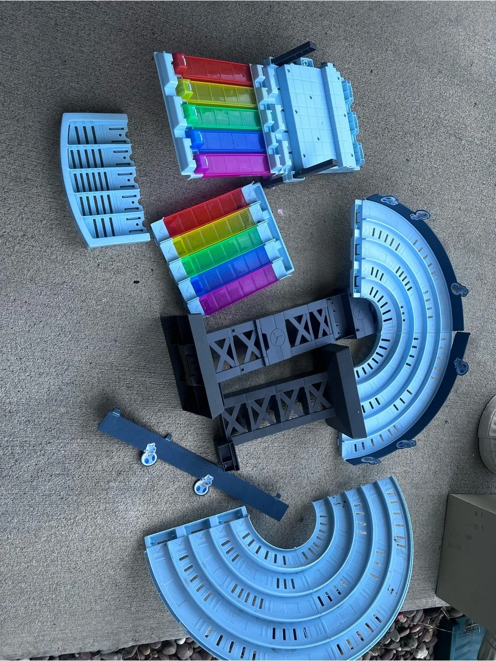 Hot Wheels Mario Kart Rainbow Road Race Track replacement parts